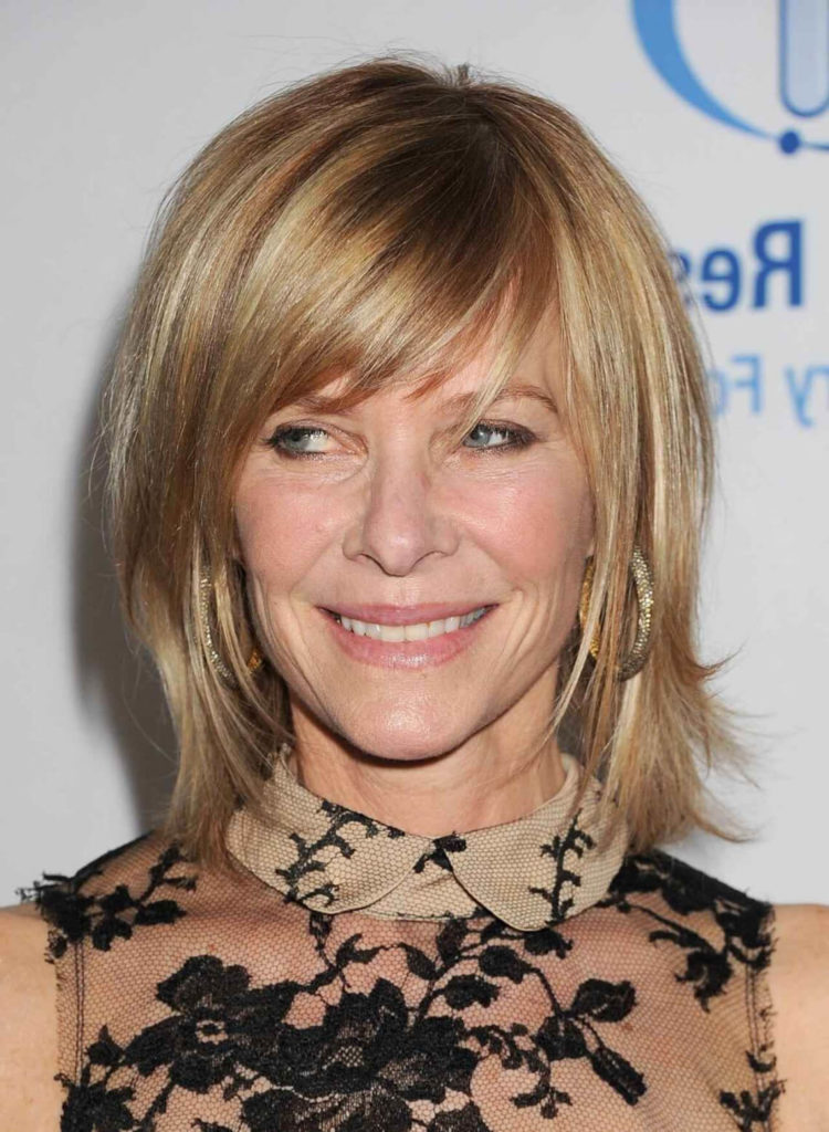 62 Hairstyles for Women Over 50 with Bangs