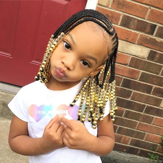 20 Braids And Beads Hairstyles For Kids Hairdo Hairstyle