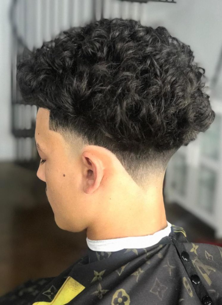 Taper Haircut Curly Hair