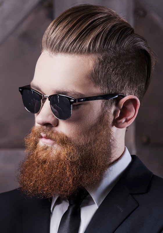 Mens Hairstyle With Beard