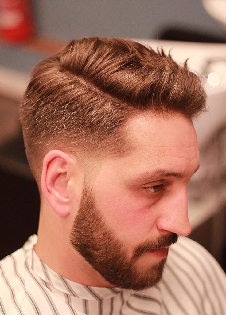 hairstyles for hair parted in the middle