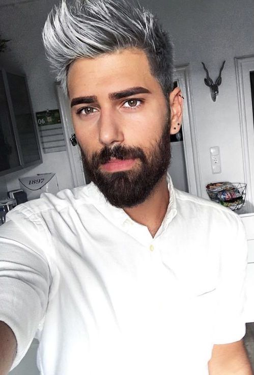 Mens Hairstyle With Beard