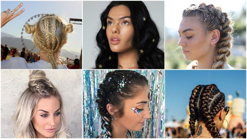 20 Coachella Hairstyles That Will Make You Look Gorgeous For the Festival |  Hairdo Hairstyle