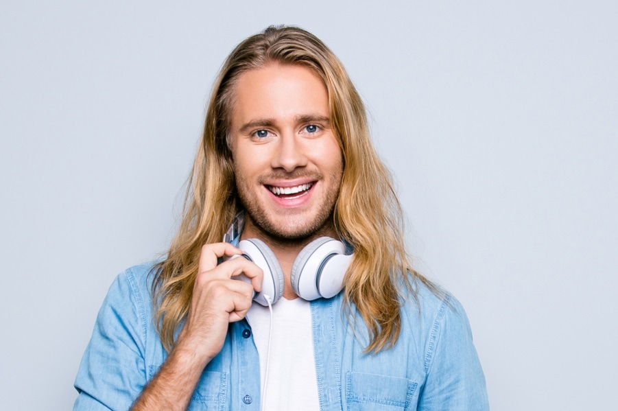 blonde guy with long hair