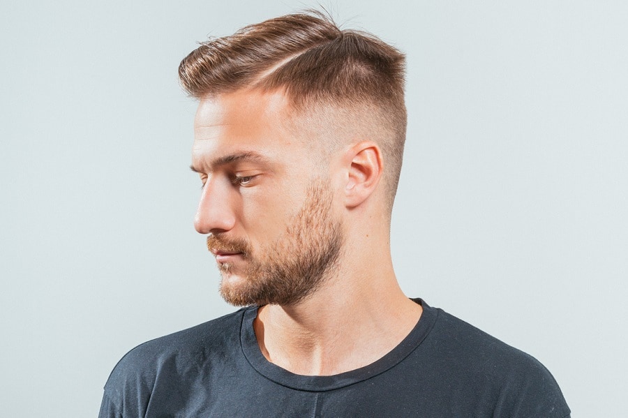 guy with short hair with high fade