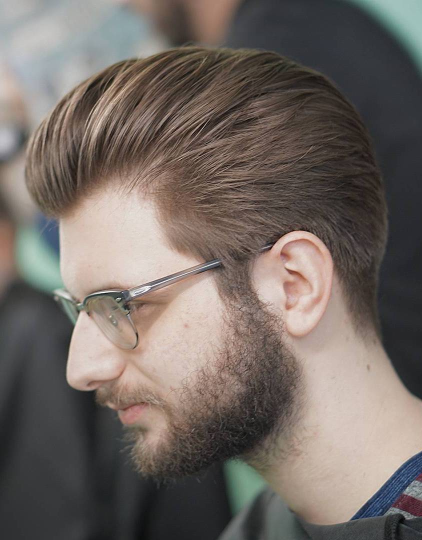 Slickback Men's hairstyling tutorial 2017 YouTube