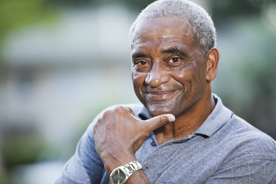 older black man with short gray hair