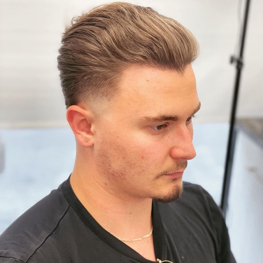 slick back hairstyle for men