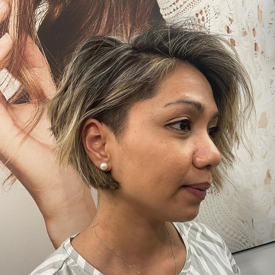 women with razor cut short hairstyles