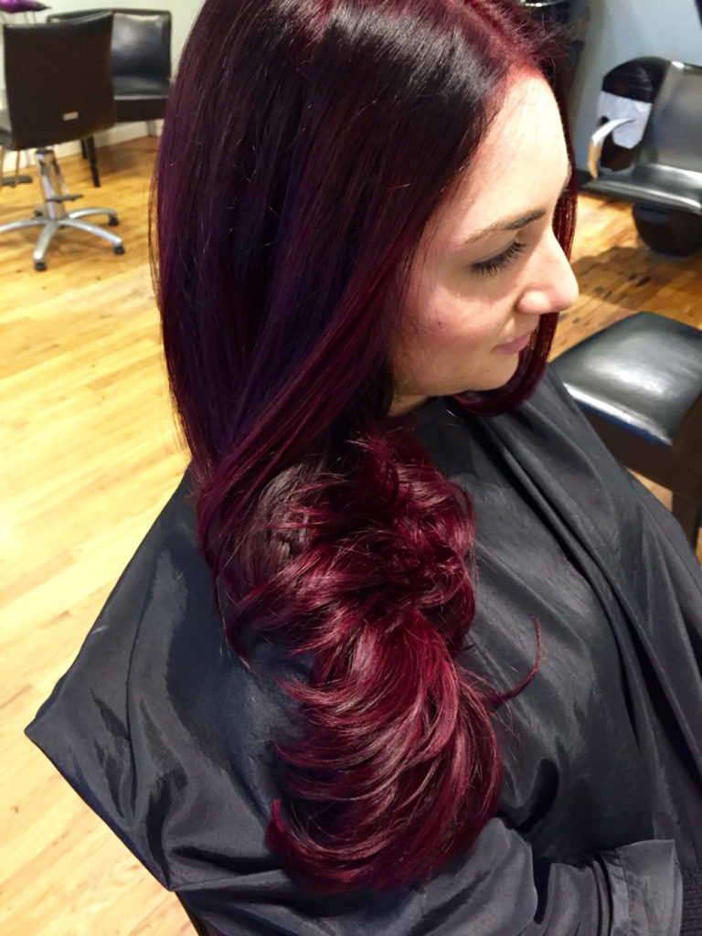 Merlot Color Hair