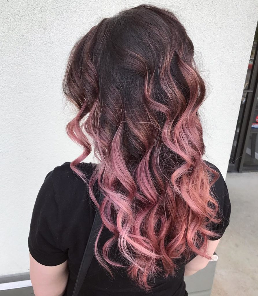 20 Trendy Rose Gold Hair Color and Highlight Ideas | Hairdo Hairstyle