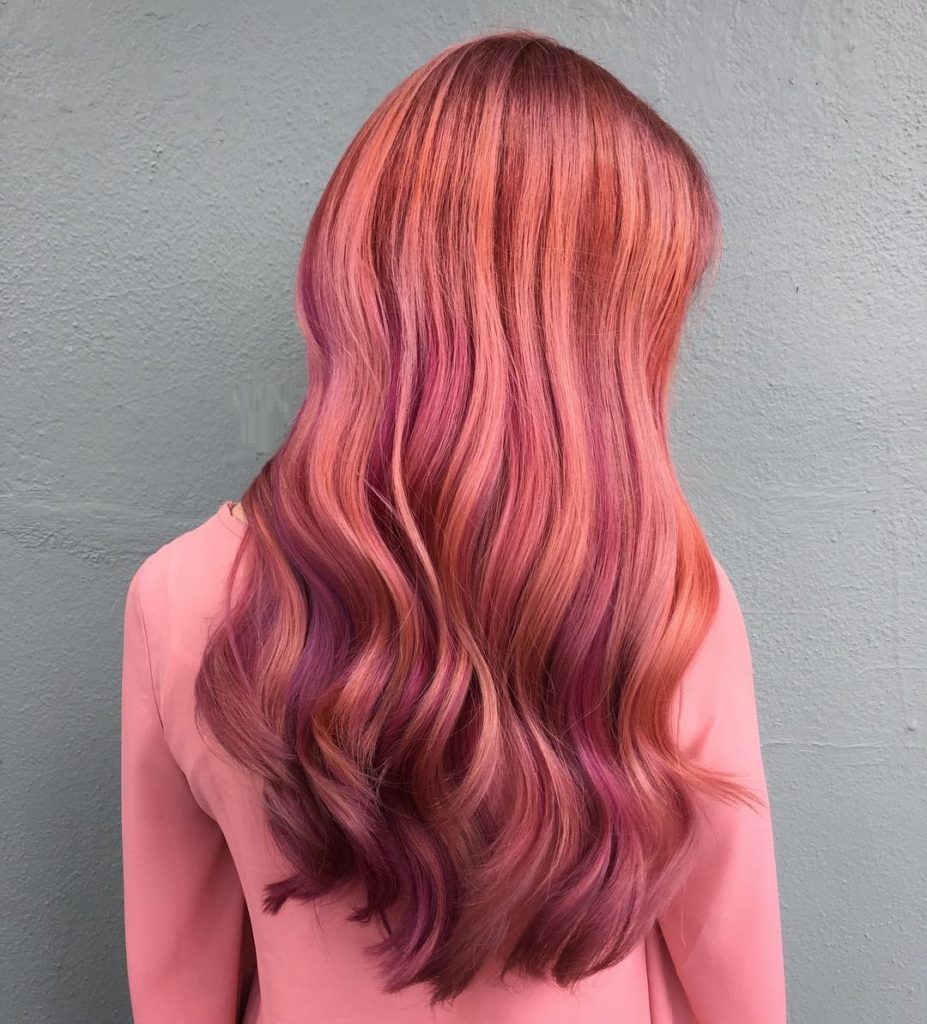 Rose Gold Hair Color