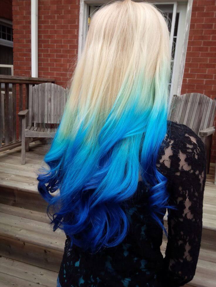 Top 100 image blonde and blue hair  Thptnganamsteduvn