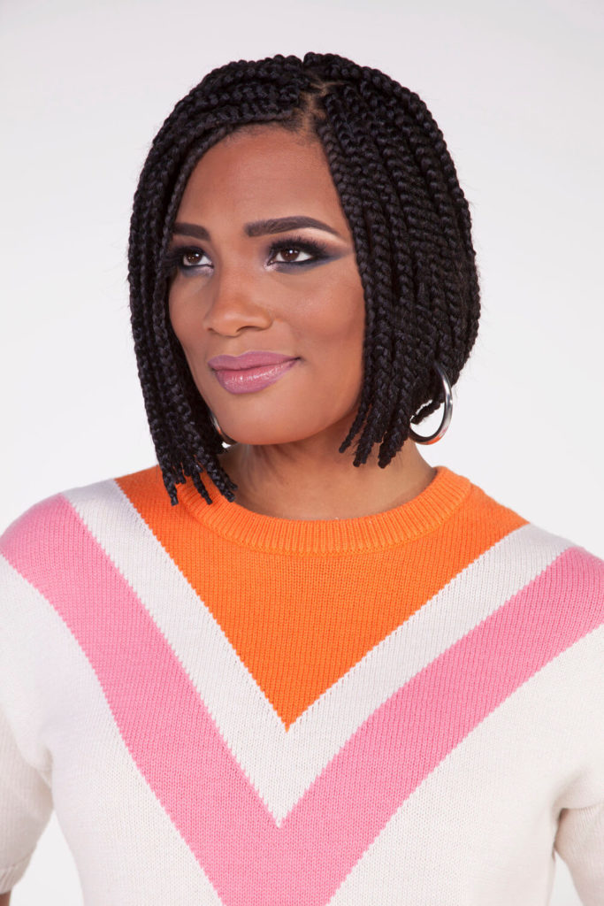 Box Braid Short Hairstyles