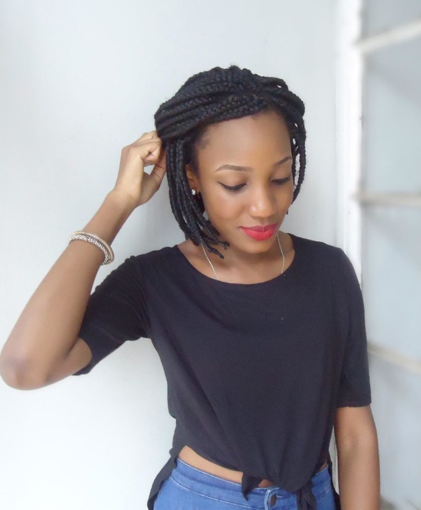 Box Braid Short Hairstyles