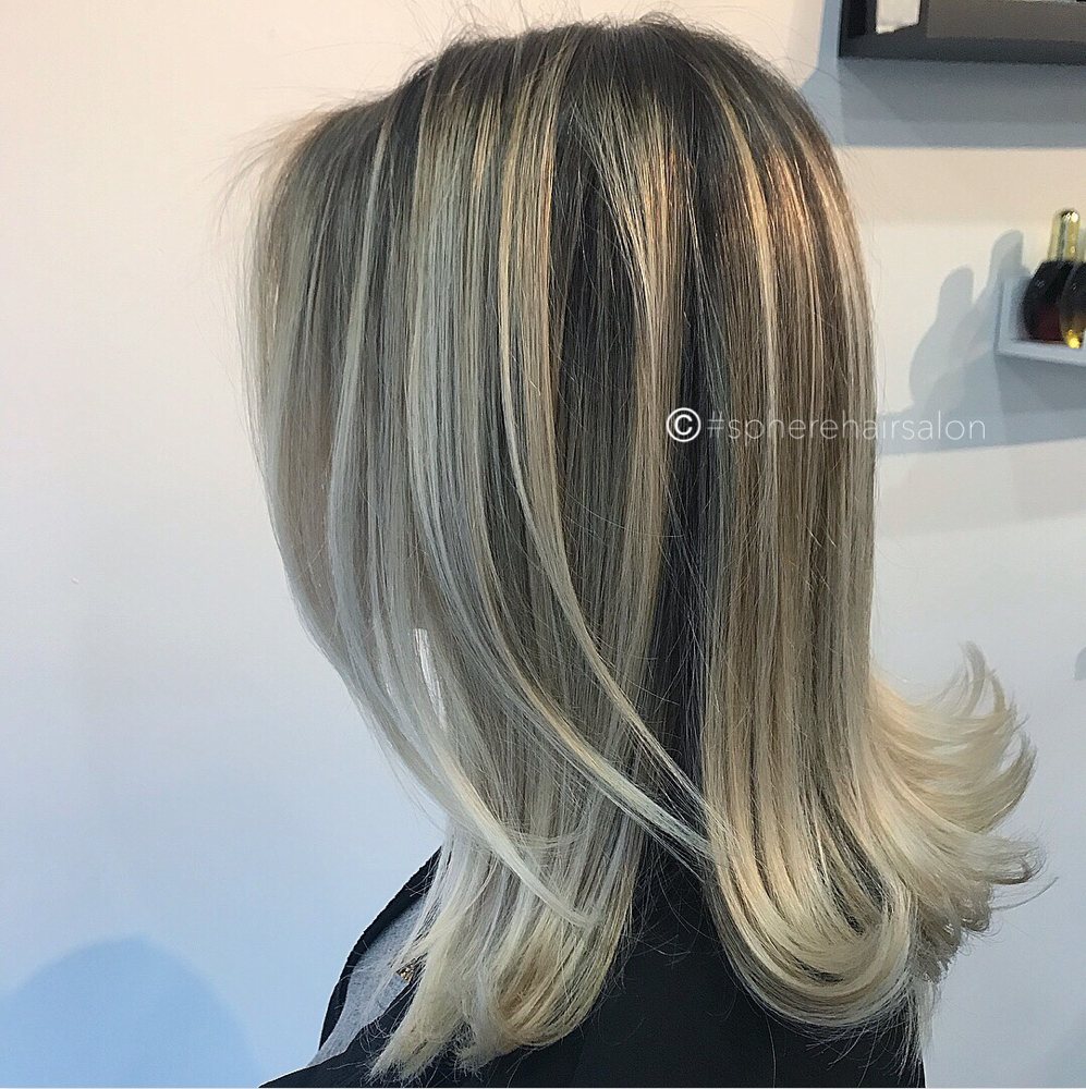 Balayage Retro Medium Hair