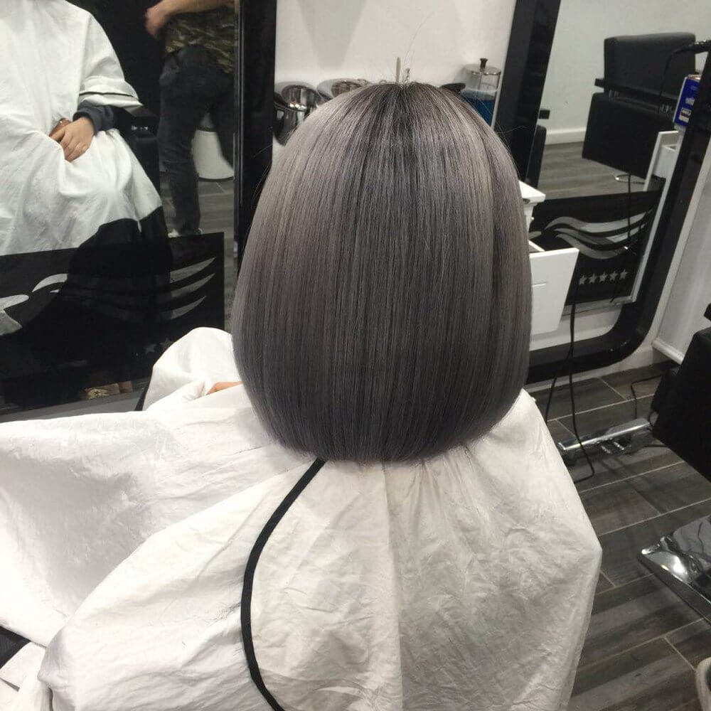 Platinum Bob Hairstyle