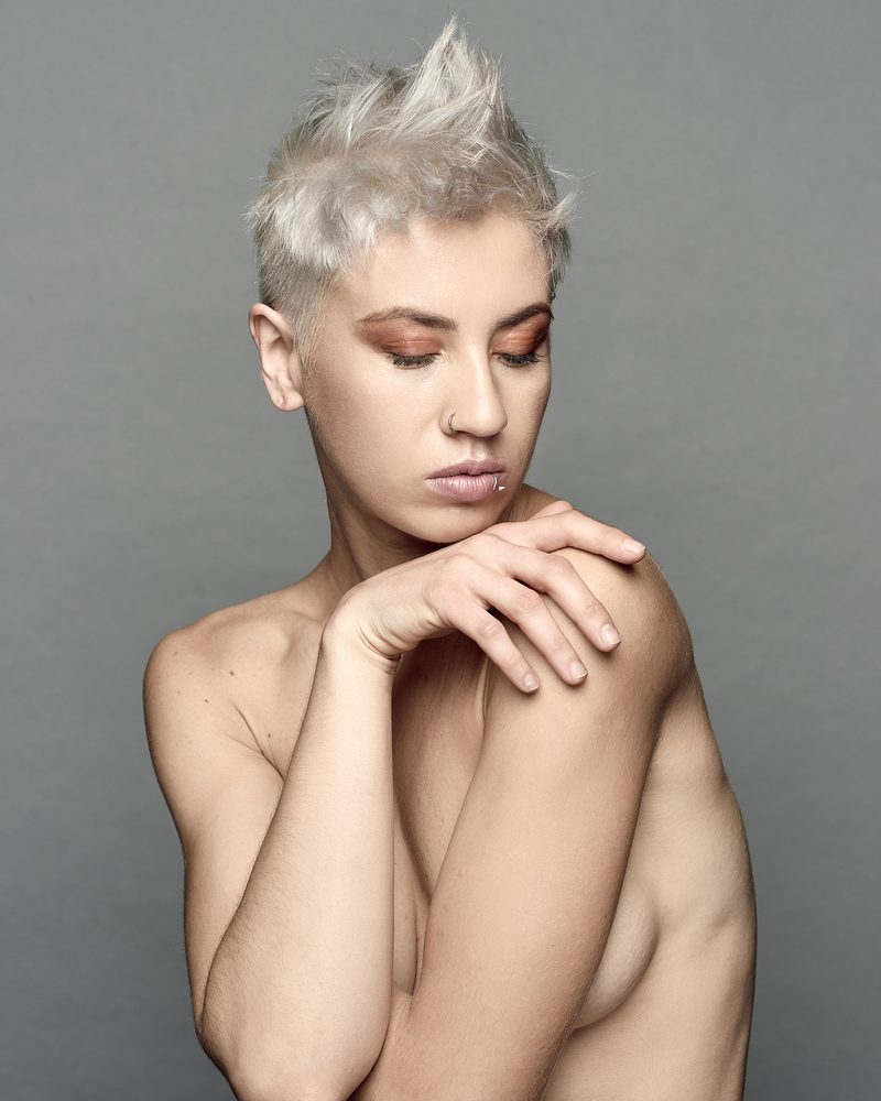 Platinum Pixie Cut Hair