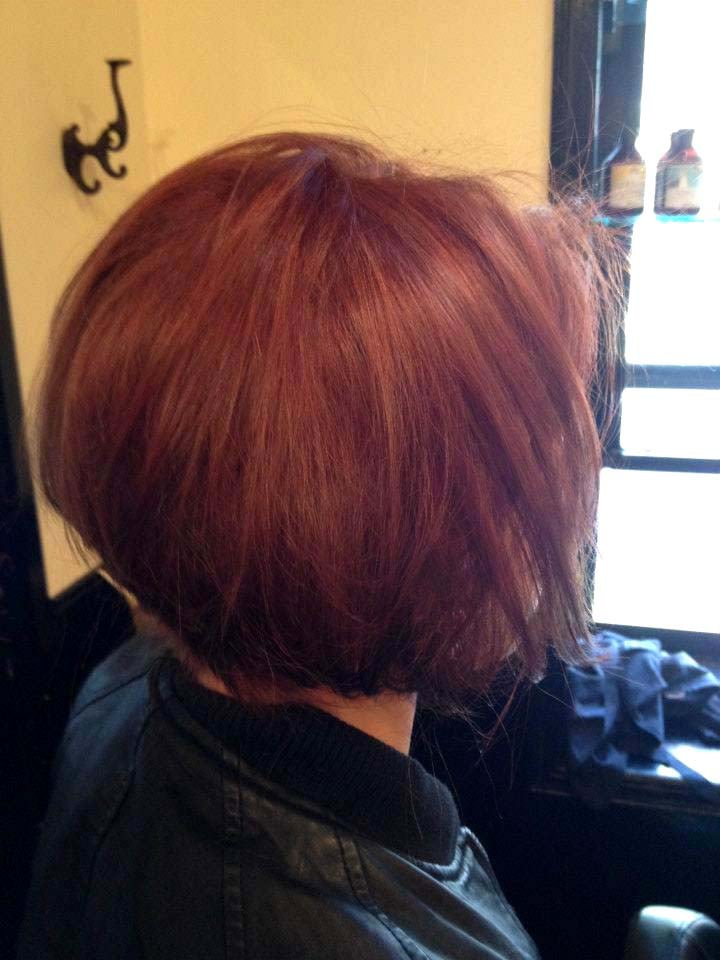 Rose Gold Bob Cut