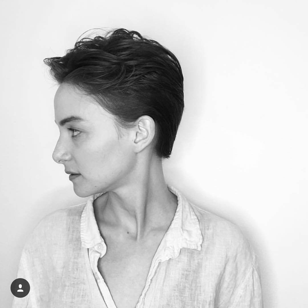 Side Swept Pixie Cut