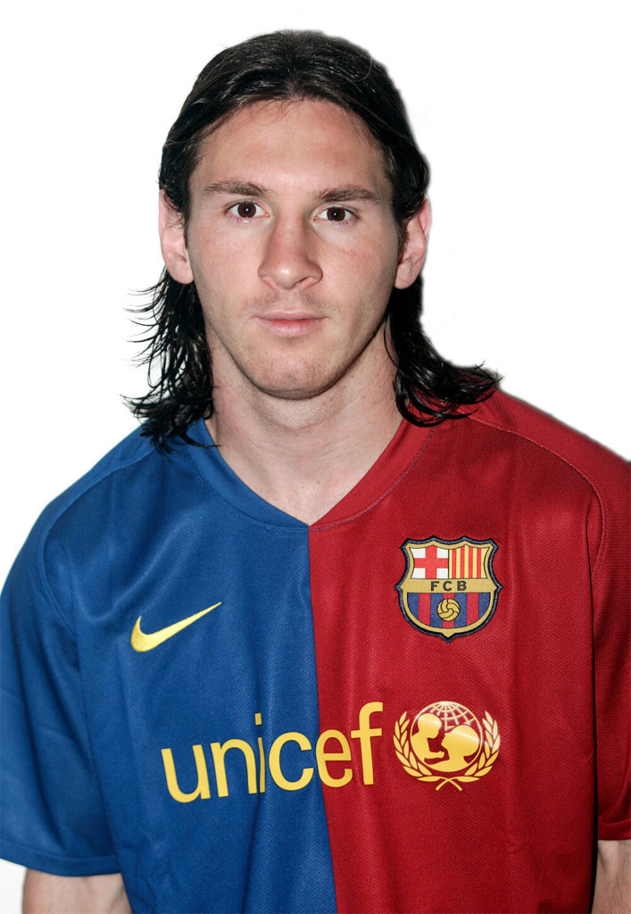 Lionel Messi Hairstyles