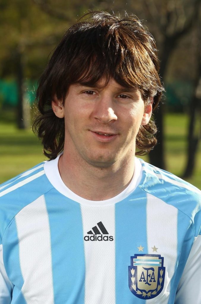 Lionel Messi Hairstyles