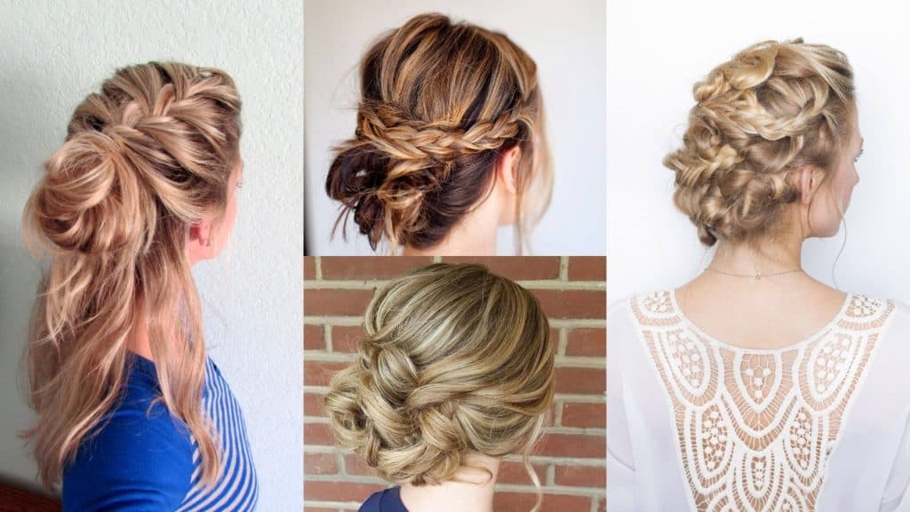 Messy Braided Updo