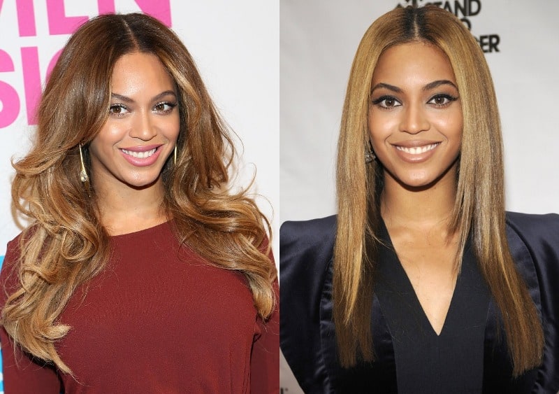 Beyonce Knowles' changing hairstyles