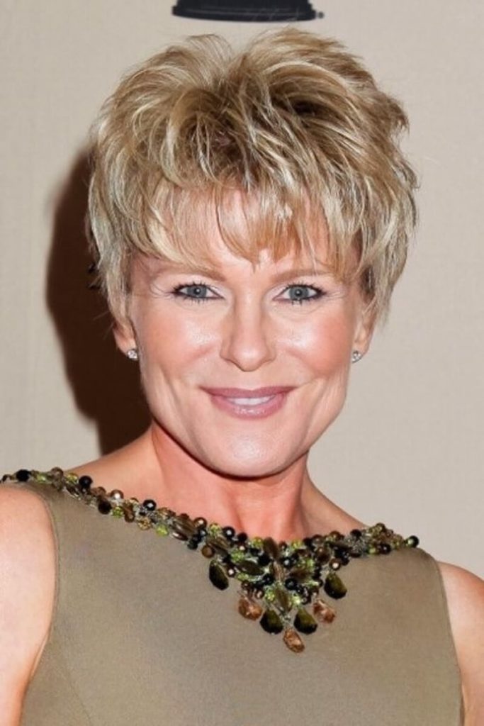 Hairstyles for Women Over 50 with Bangs