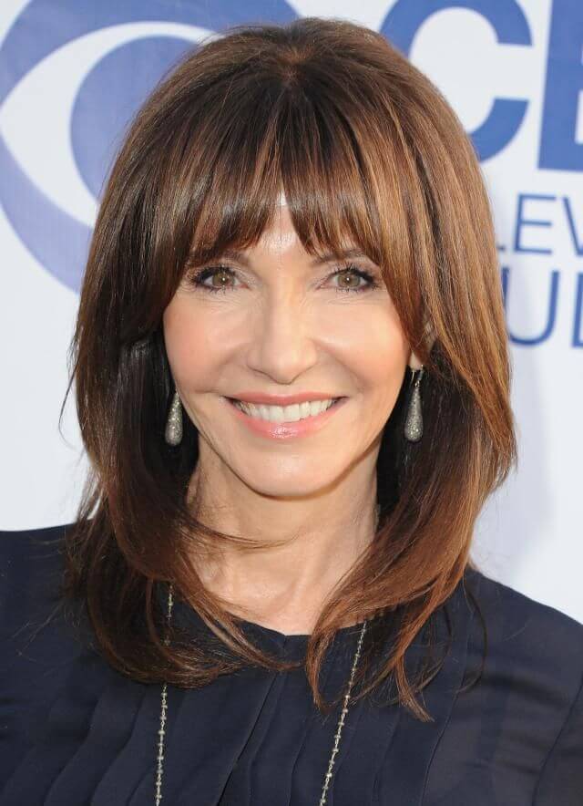 Hairstyles for Women Over 50 with Bangs