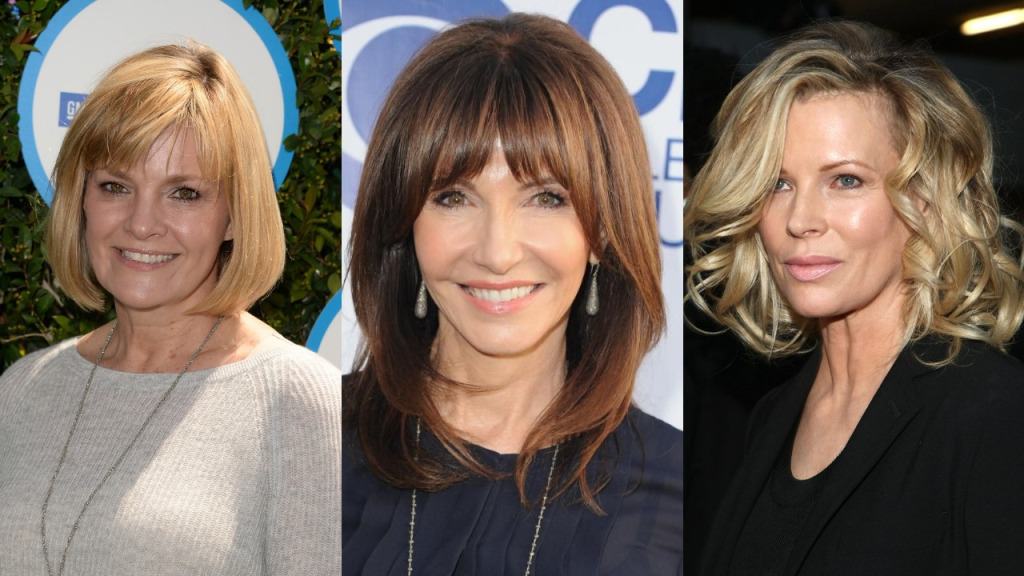 Hairstyles for women over 50 with Bangs