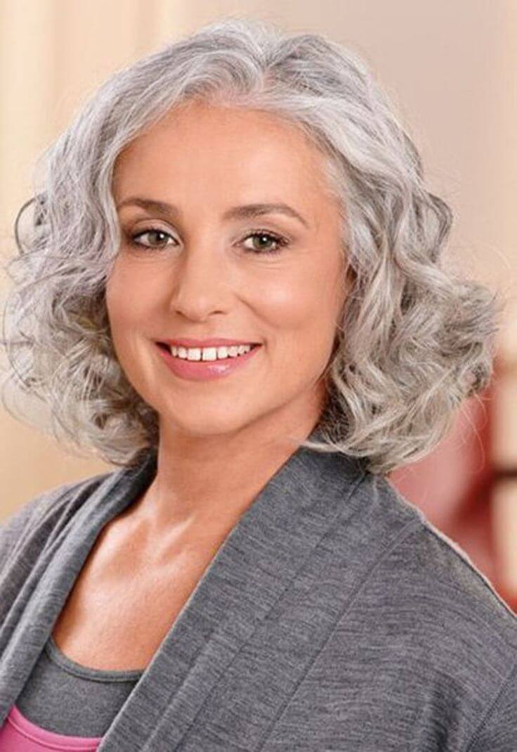 50 Beautiful Gray Hairstyles for Women Over 50