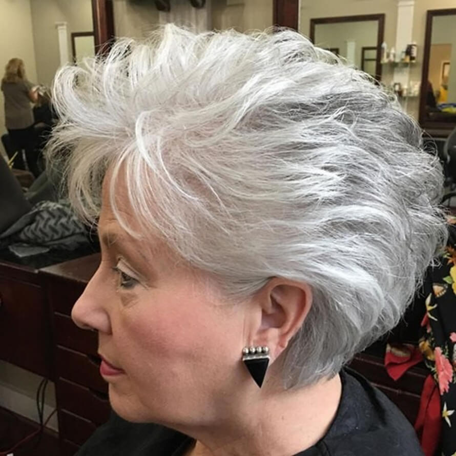 Gray Hairstyles for Women Over 50