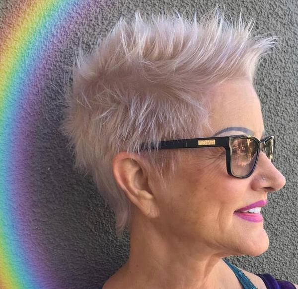 Hairstyles for Women Over 50 with Glasses