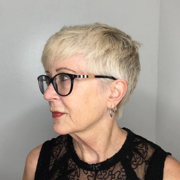 Hairstyles for Women Over 50 with Glasses