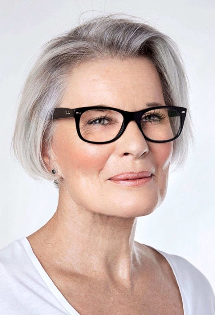 Hairstyles for Women Over 50 with Glasses