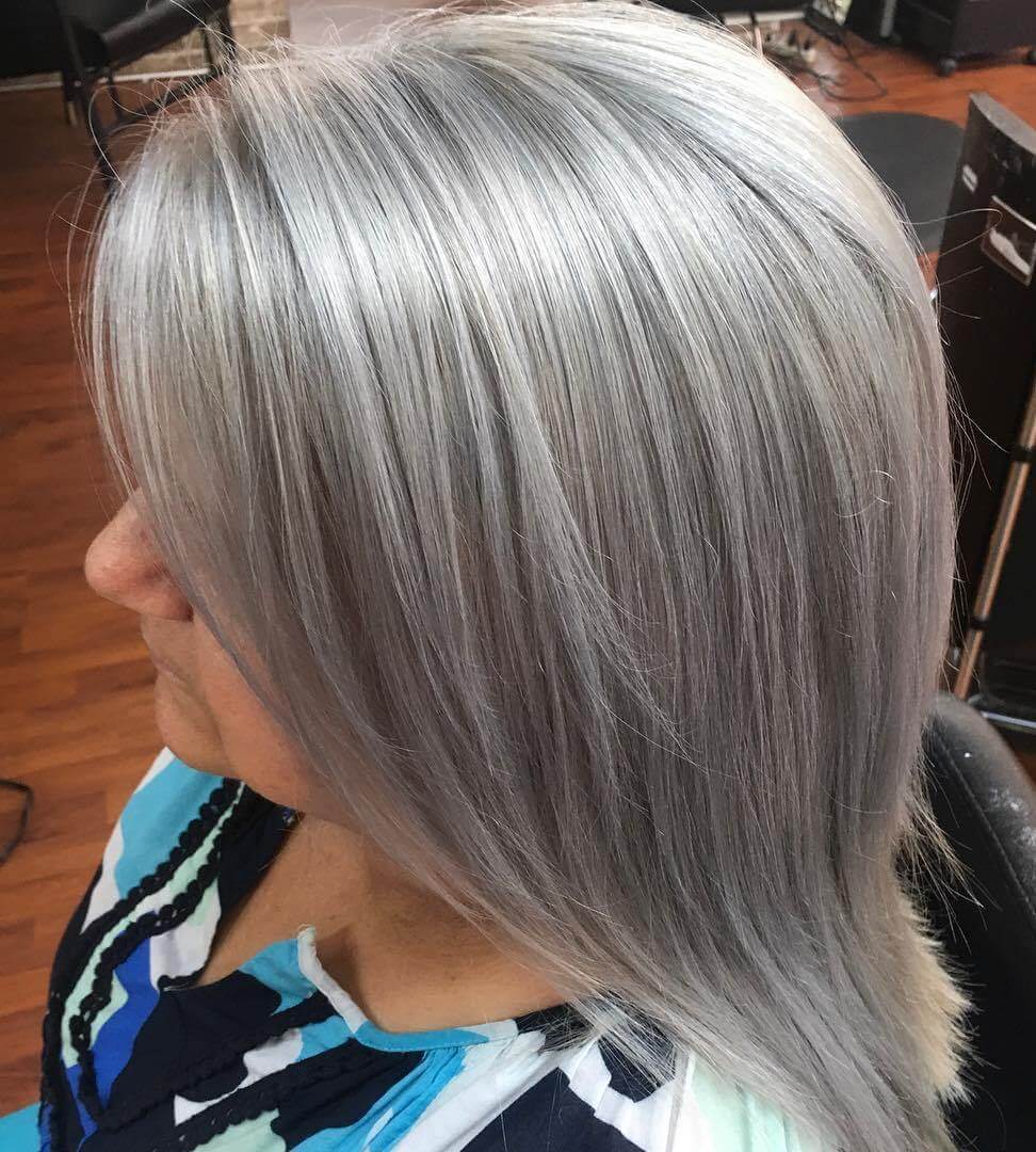 Silver Hairstyles for Women over 50