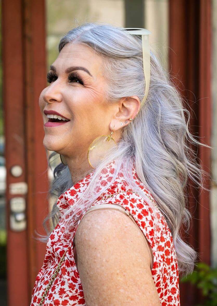 Silver Hairstyles for Women over 50