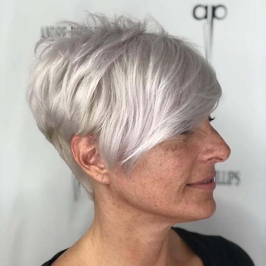 Silver Hairstyles for Women over 50