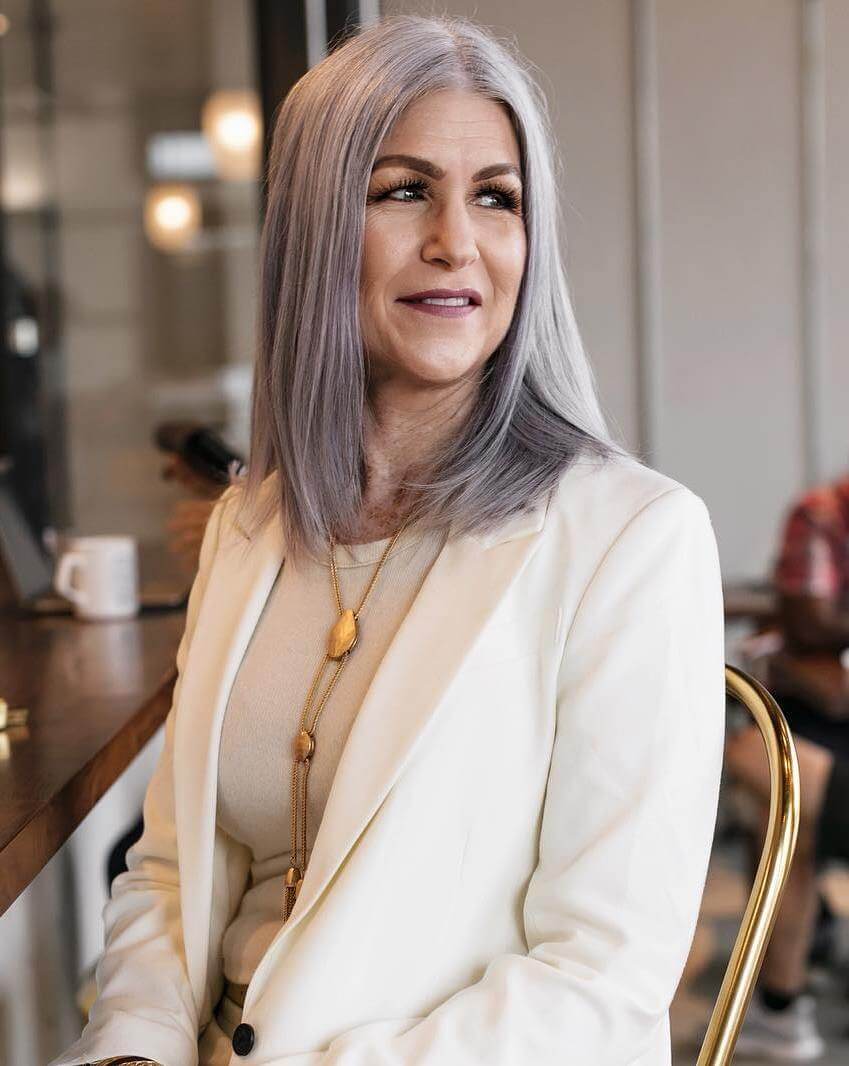 Silver Hairstyles for Women over 50