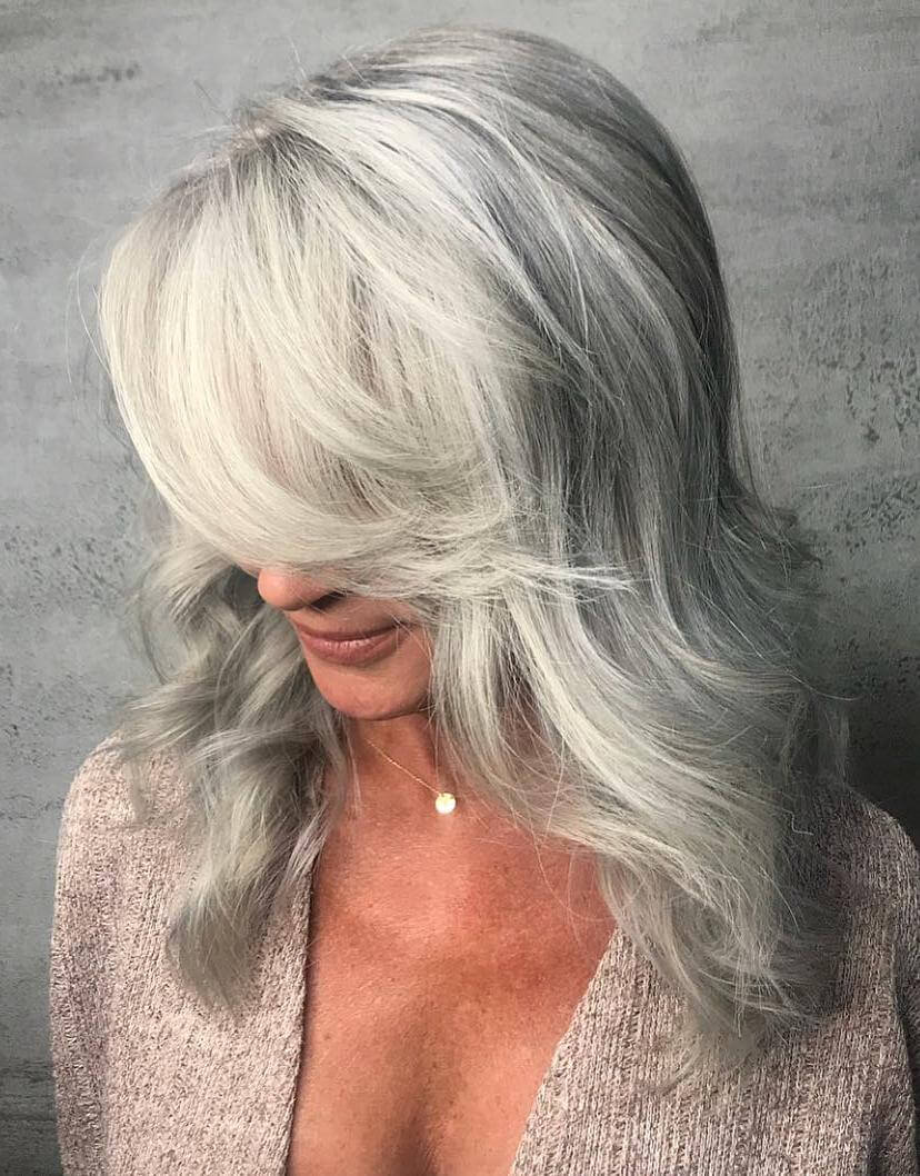 Silver Hairstyles for Women over 50