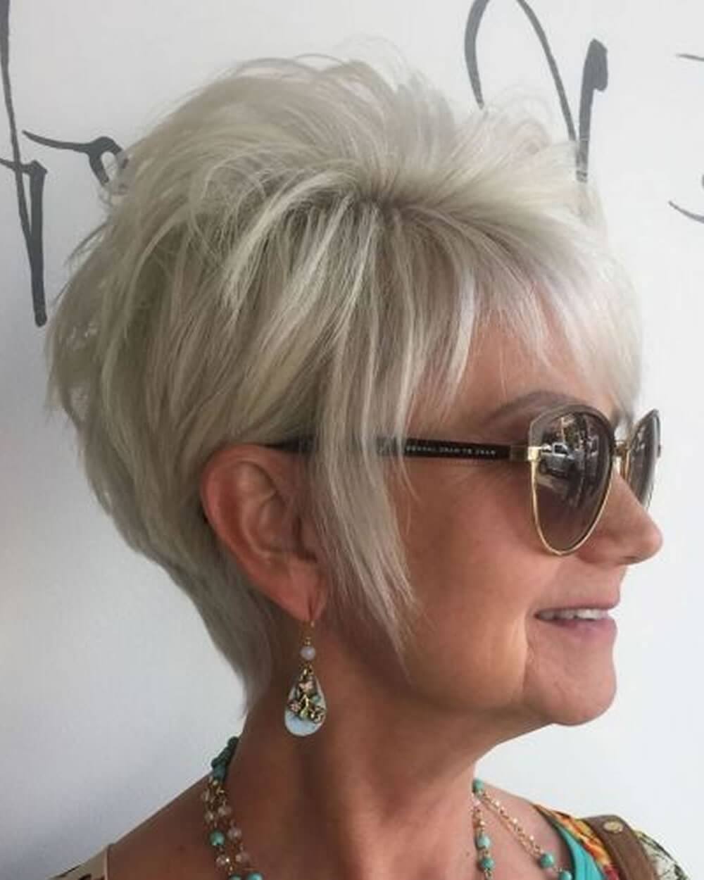Very Short Hairstyles for Women Over 50