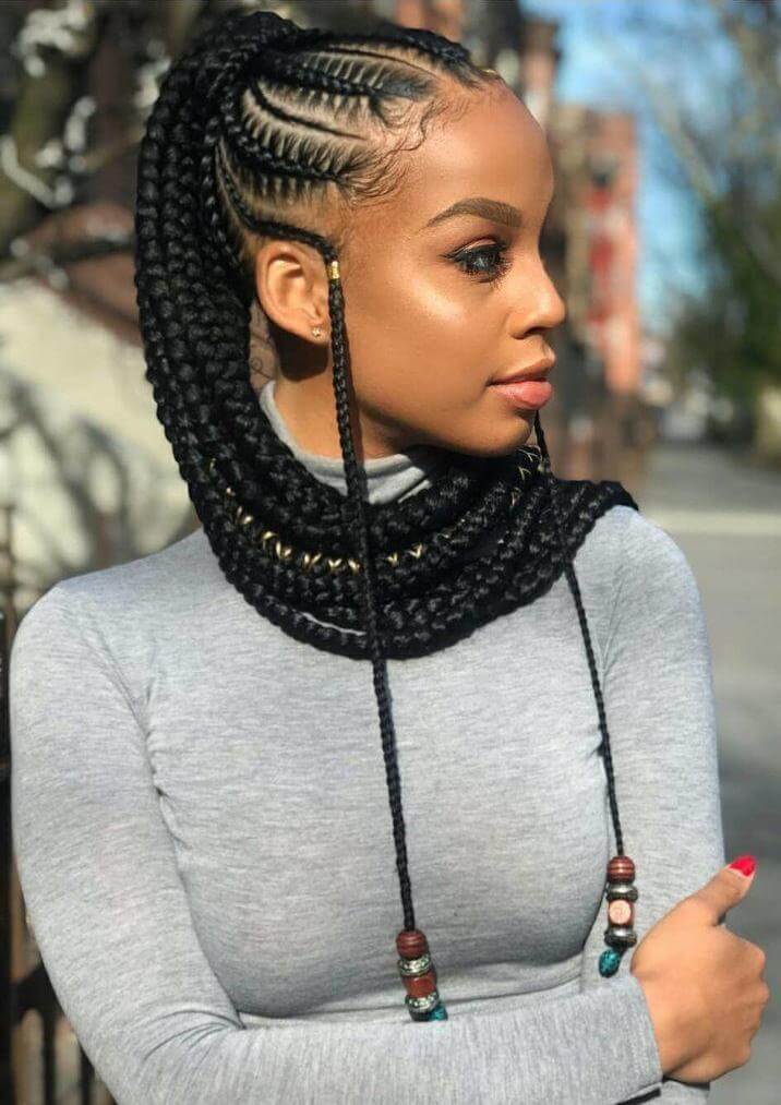 Goddess Braids Hairstyles