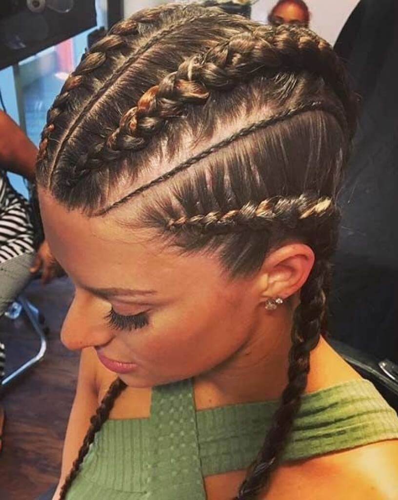 Goddess Braids Hairstyles