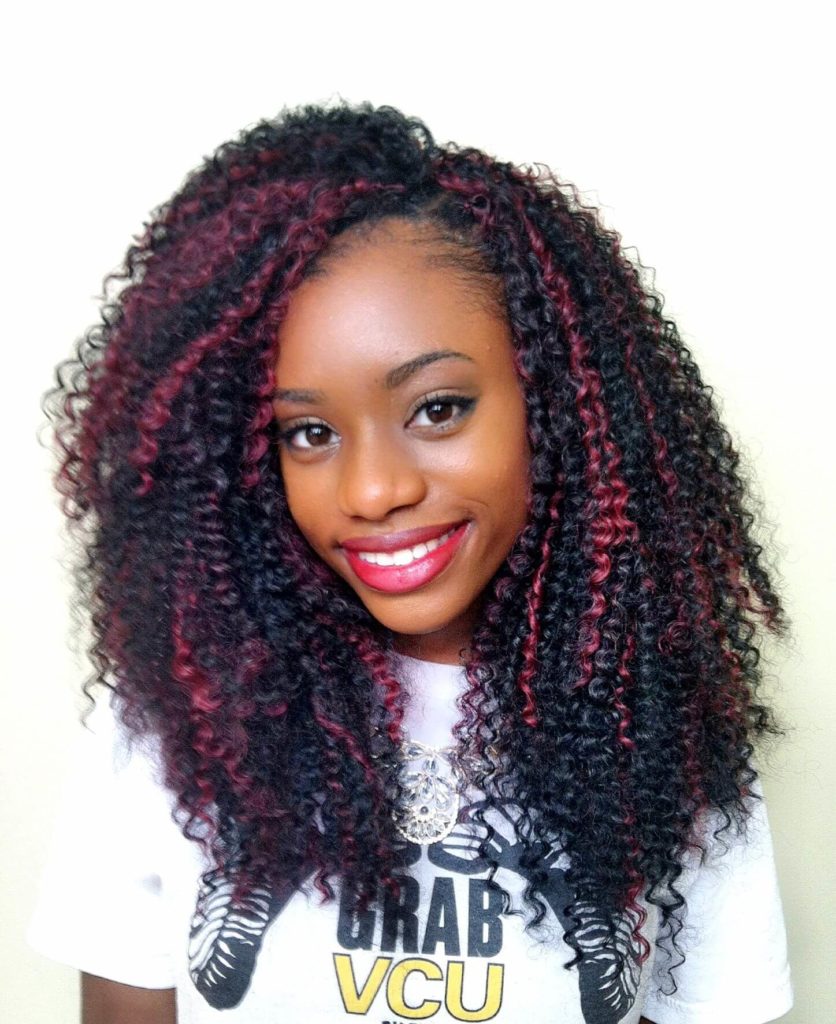 Colored Crochet Braids