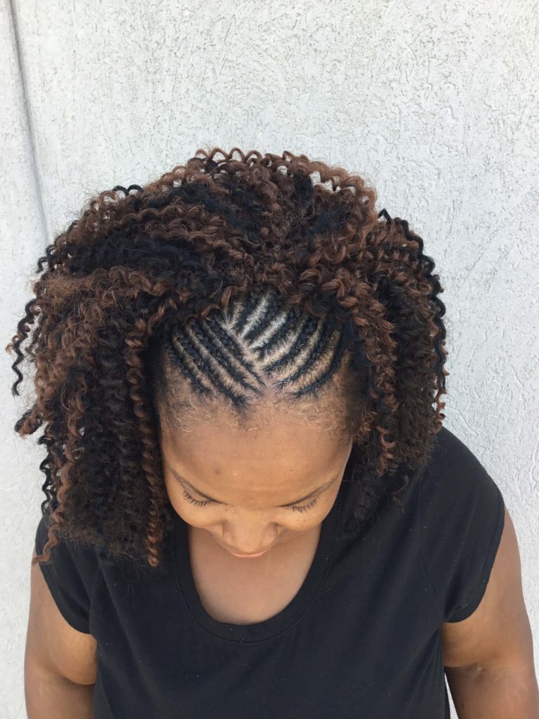 Half Crochet Braids