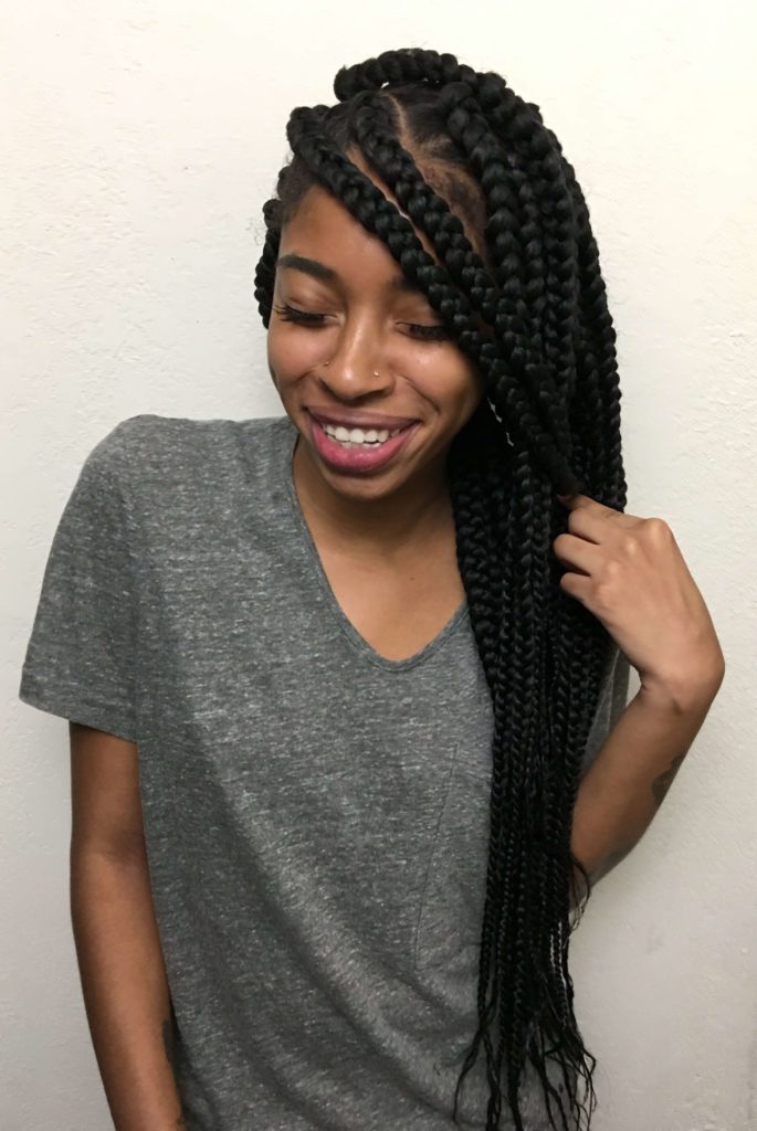 Goddess Braids Hairstyles