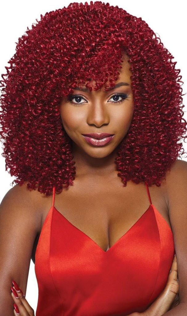 Red Crochet Braids