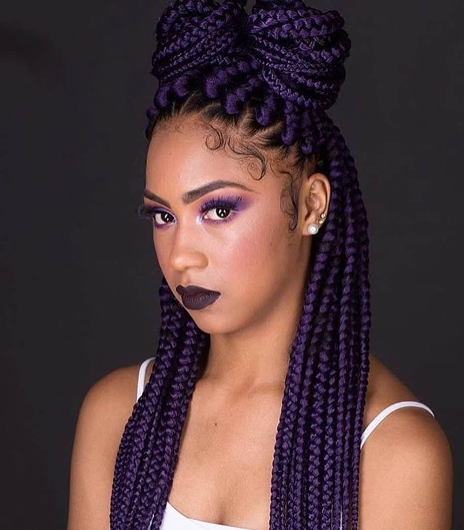 Purple Cornrow