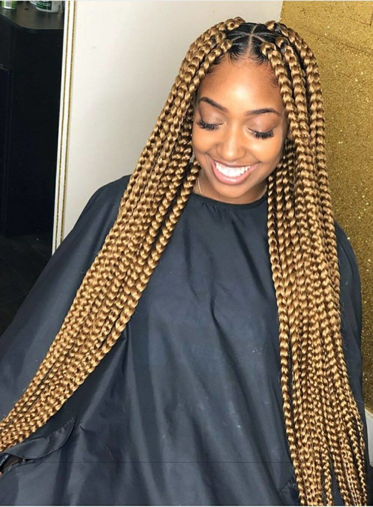 Large Box Braids